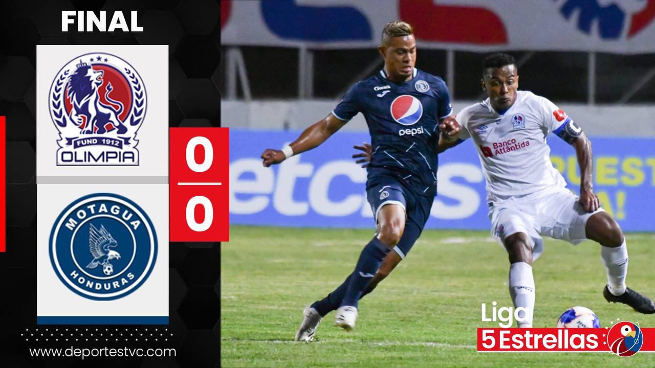 Olimpia empató con Motagua y confirma su presencia en la final de grupos del clausura 2020-21