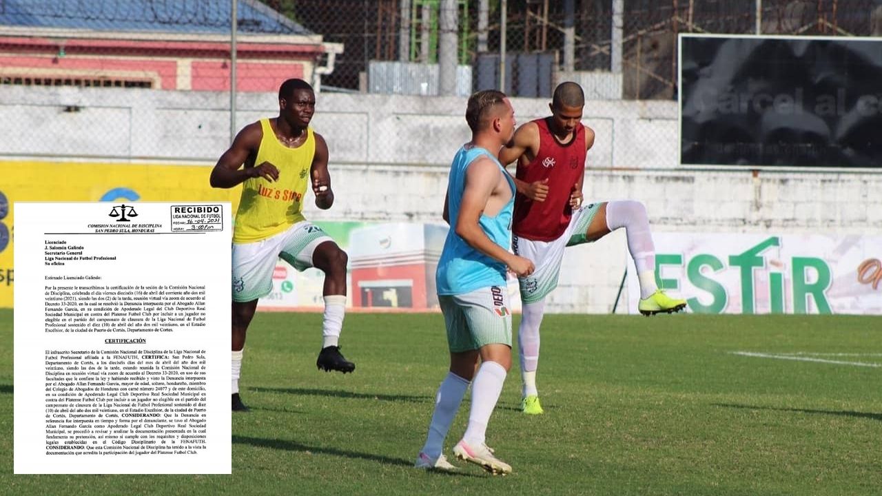 Comisión de Disciplina oficializa pérdida de puntos del Platense en partido ante Real Sociedad