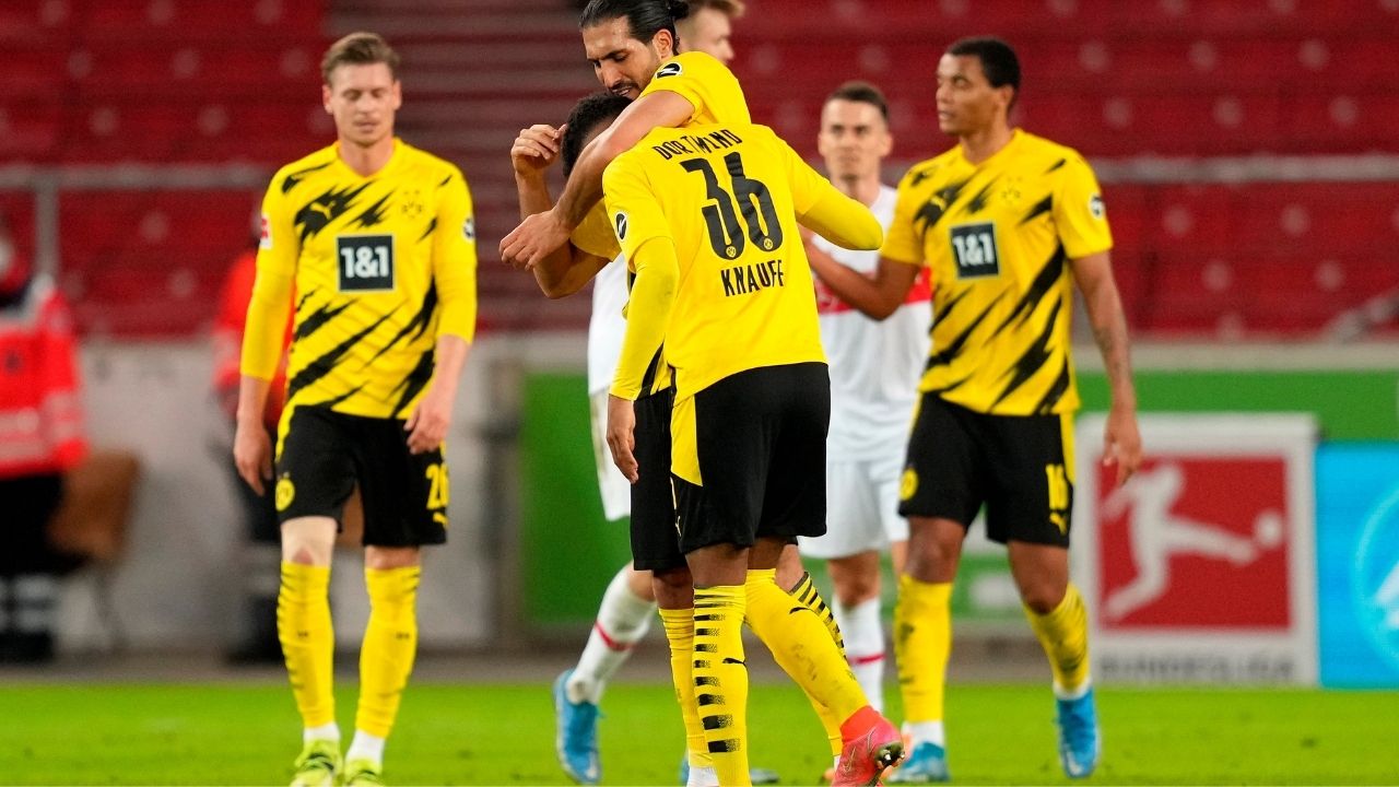 Knauff da el triunfo al Dortmund sobre el Stuttgart y Haaland sigue sin marcar