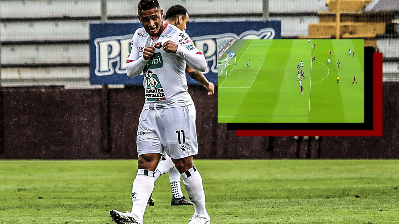¡Qué golazo! Alex López inició el triunfo del Alajuelense sobre el Saprissa con un tremendo derechazo