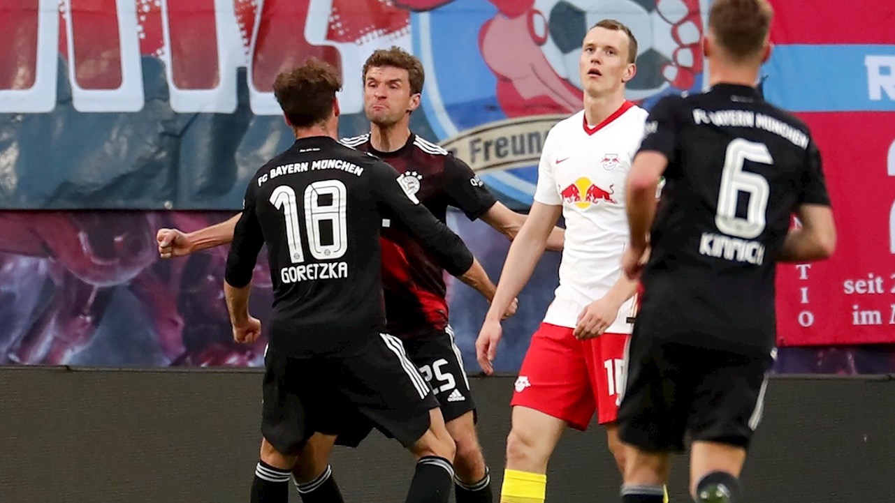Goretzka marca el único tanto ante el Leipzig y acerca al Bayern al título