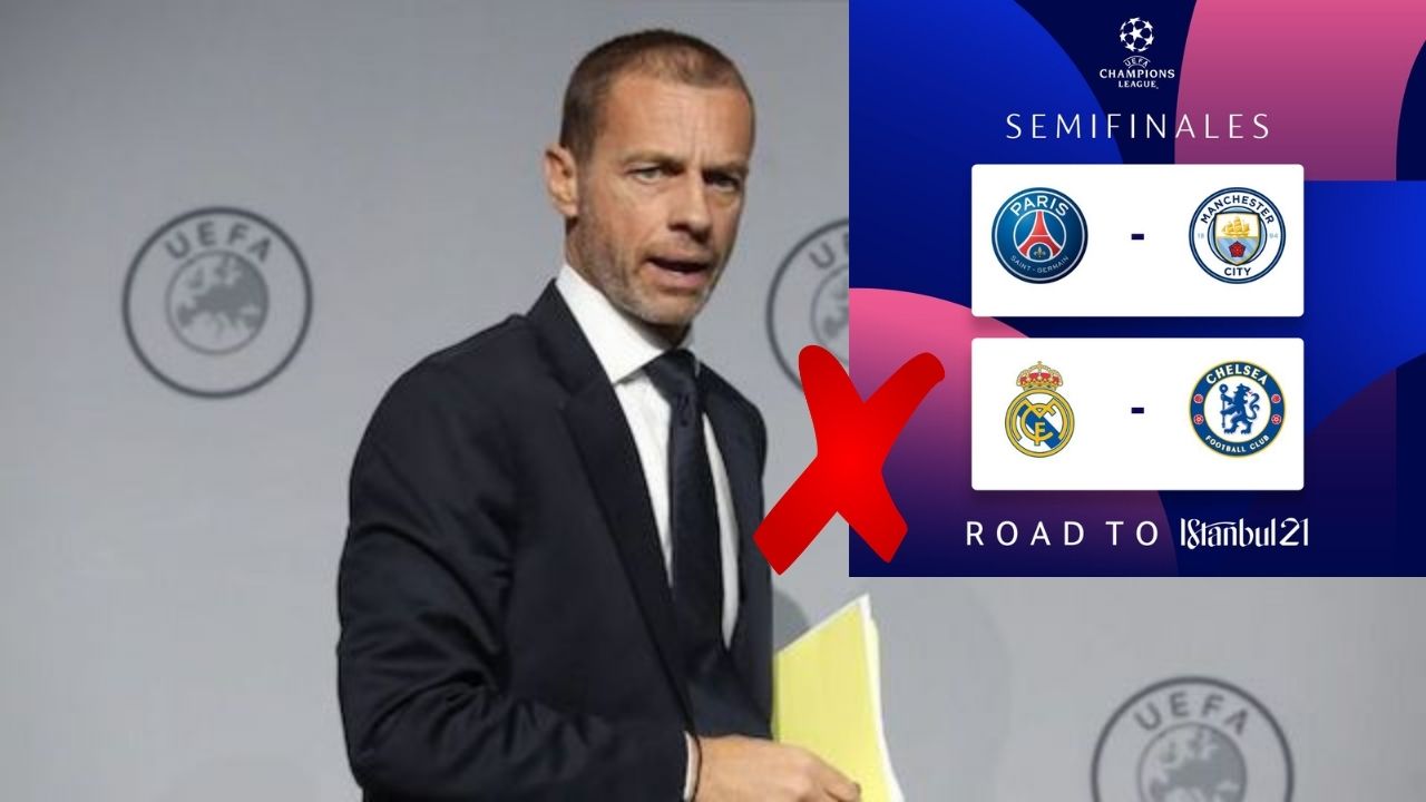 Presidente de la UEFA admite que hay posibilidad que no se jueguen las semifinales de Champions