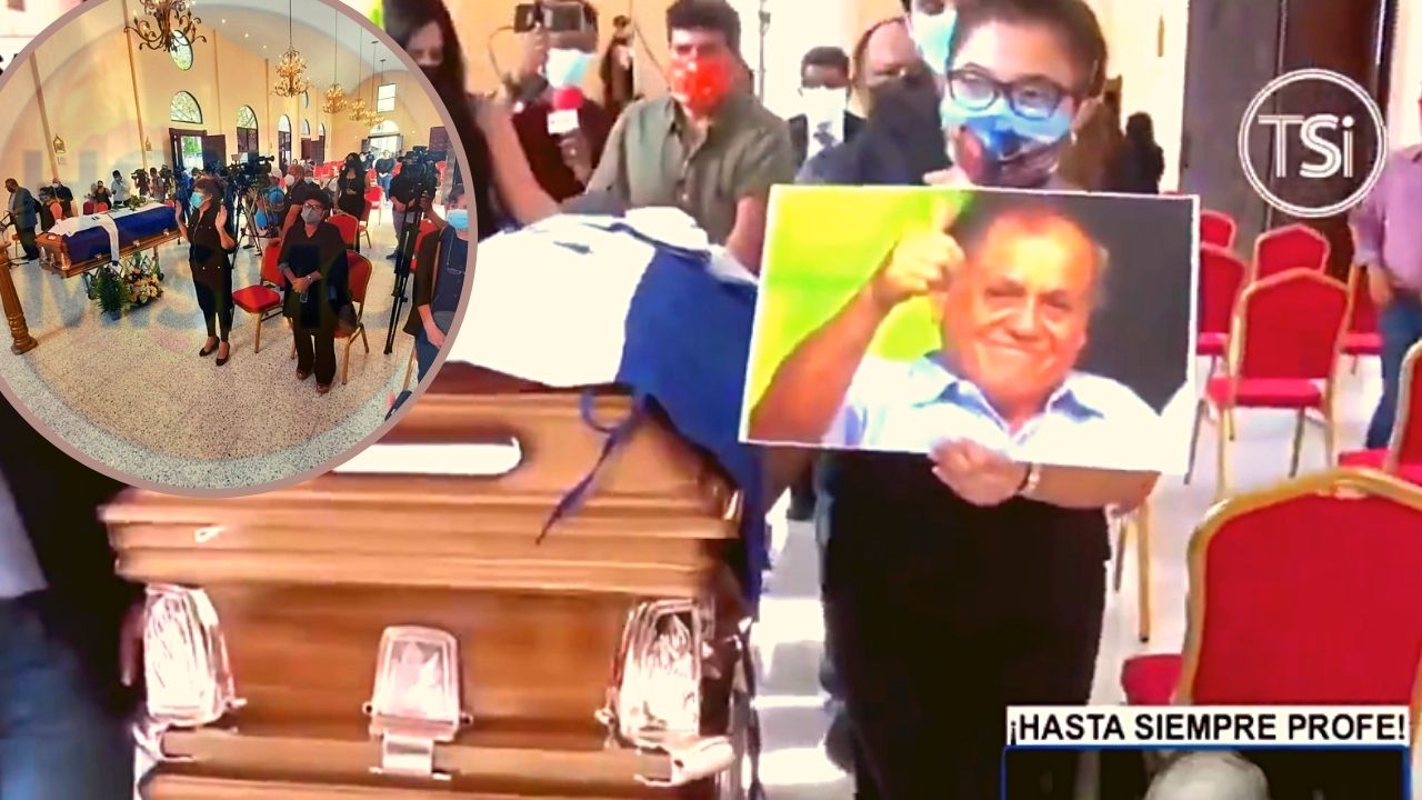 Amigos y familiares de Chelato Uclés dan el último adiós a este ícono del fútbol hondureño