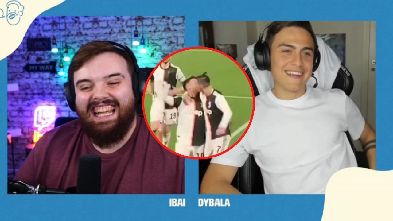 Paulo Dybala explica el 'polémico beso' con Cristiano Ronaldo
