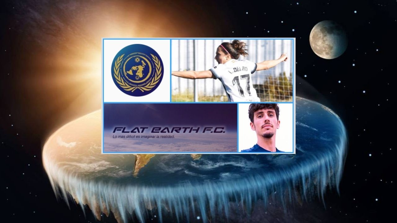 ¡Insólito! Equipo de fútbol en España asegura que la Tierra es plana