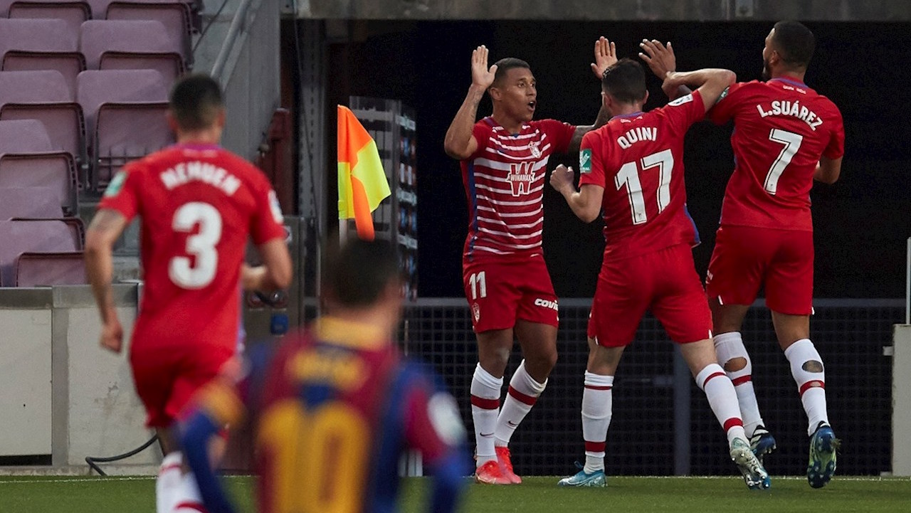 ¡Sorpresa! Barcelona deja escapar el liderato al caer 1-2 ante el Granada