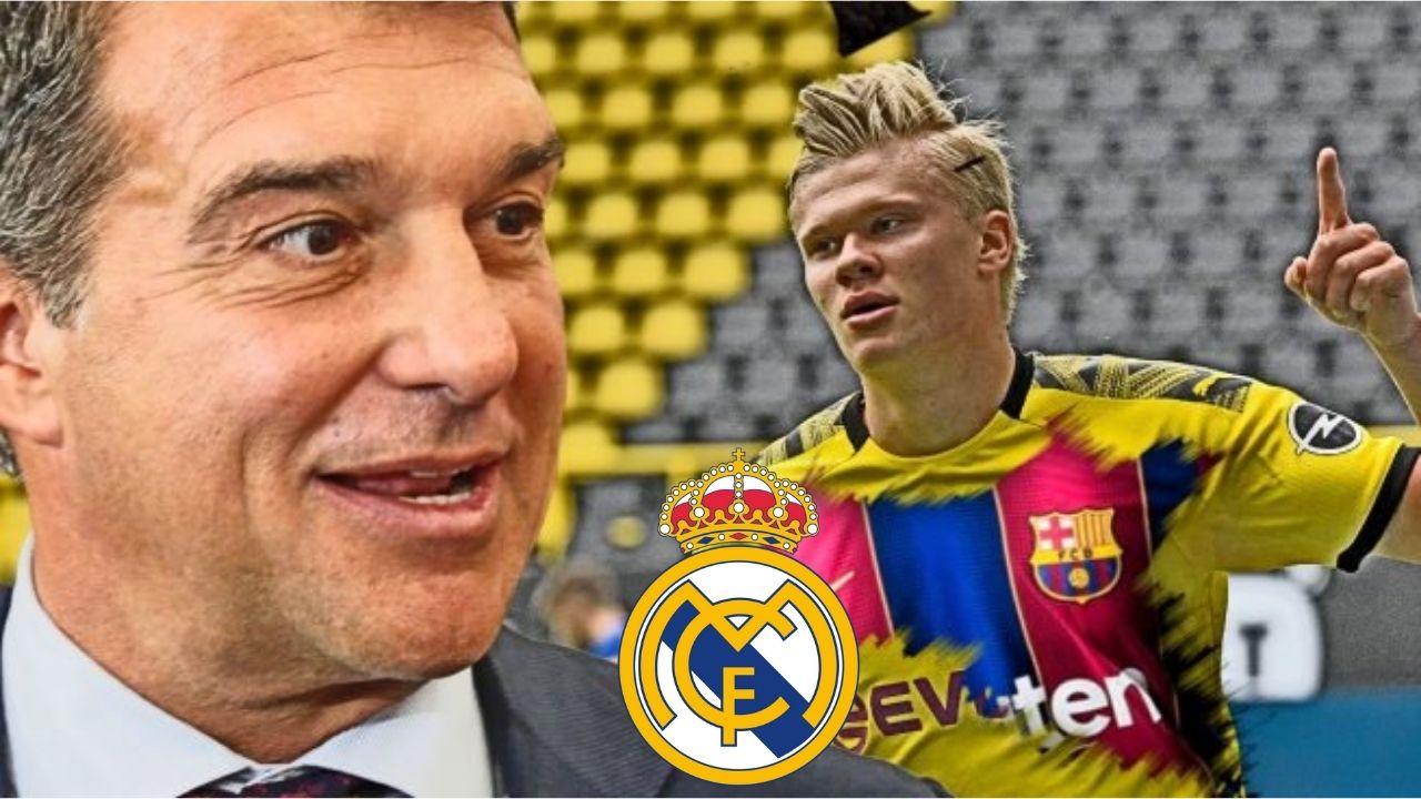 Sorpresa en España: Agente y padre de Erling Haaland se reunen con dirigentes del Barça y Real Madrid