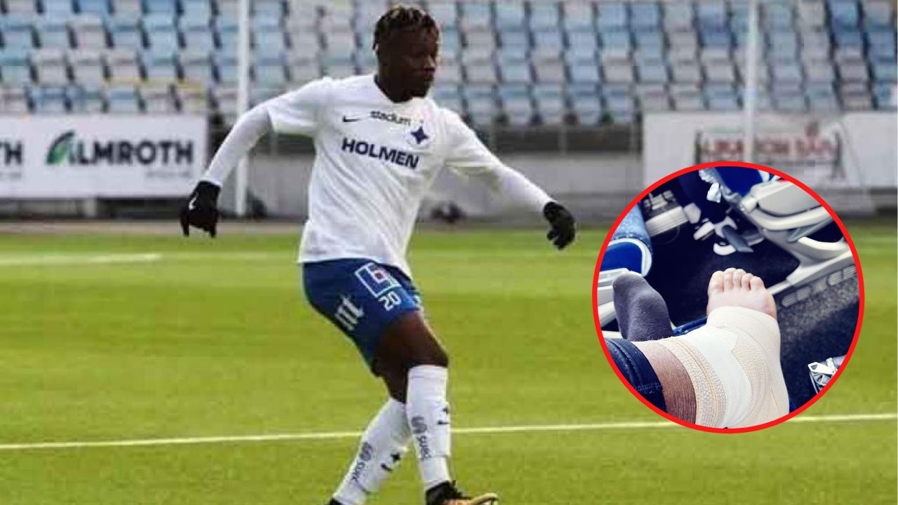 Kevin Álvarez sale lesionado en partido del Norrkoping