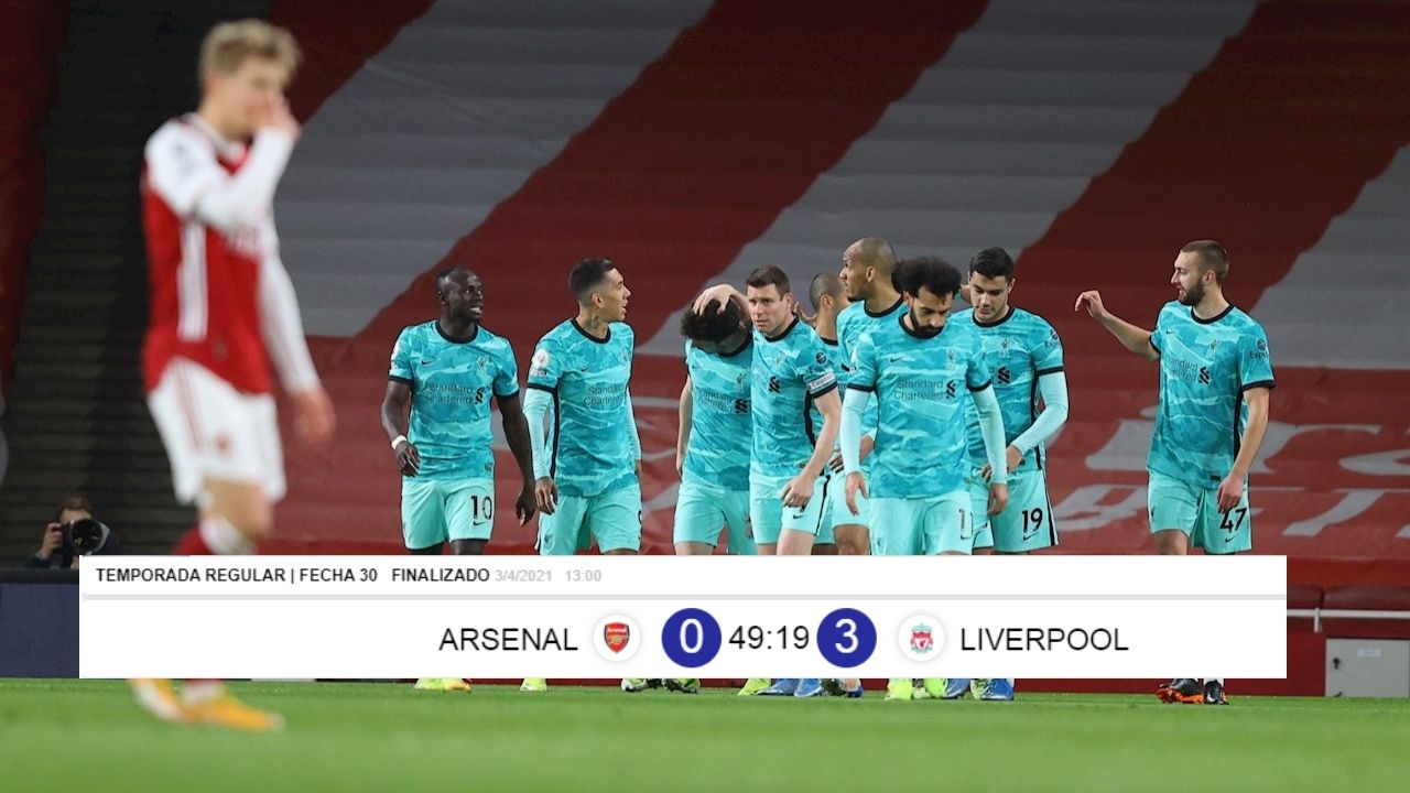 Liverpool se luce en Emirates y afila sus cuchillos para medirse a Real Madrid en Champions League