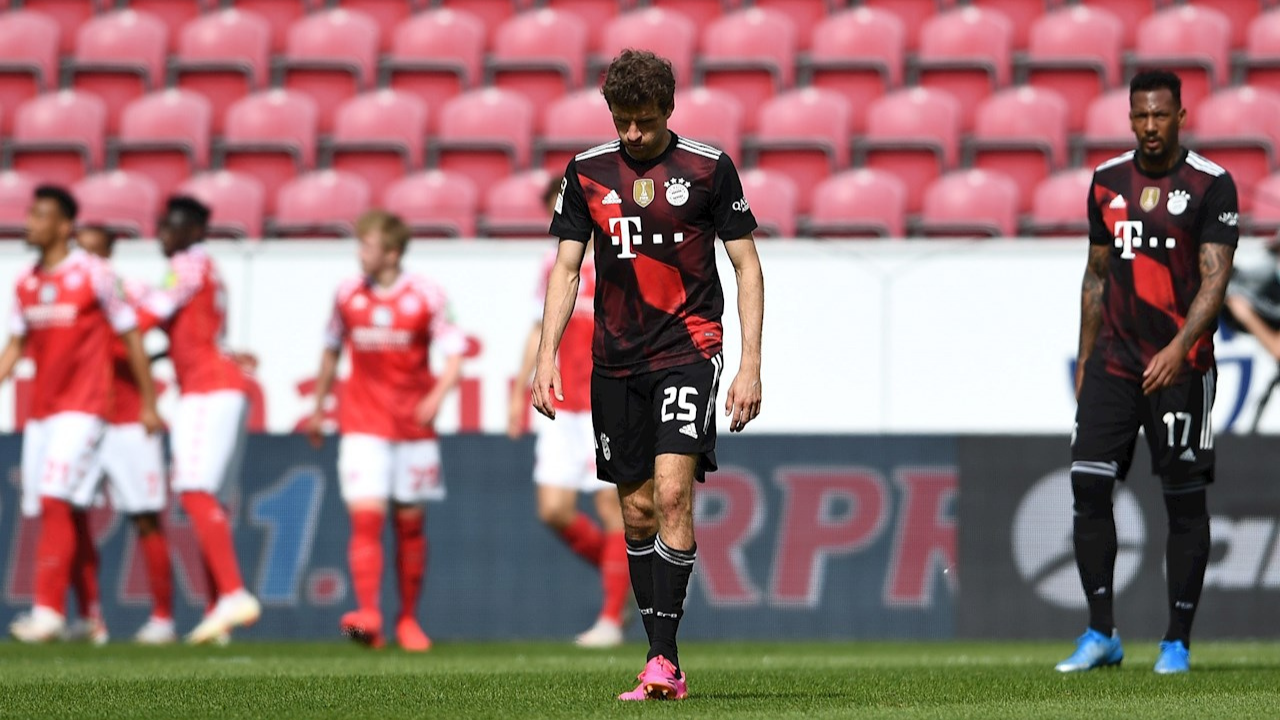 Mainz vence 2-1 al Bayern Munich que retrasa su oportunidad de ser campeón