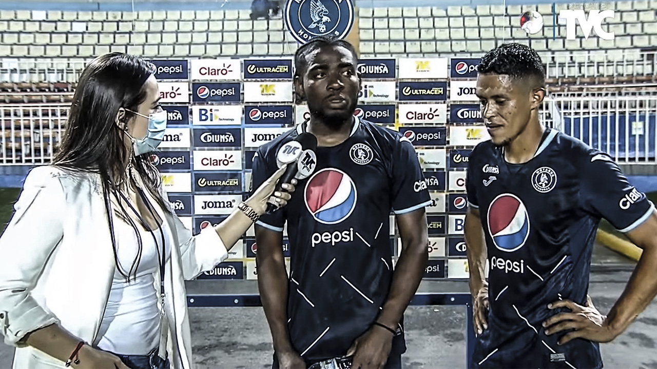 Cristopher Meléndez y Jesse Moncada, los protagonistas del triunfo de Motagua