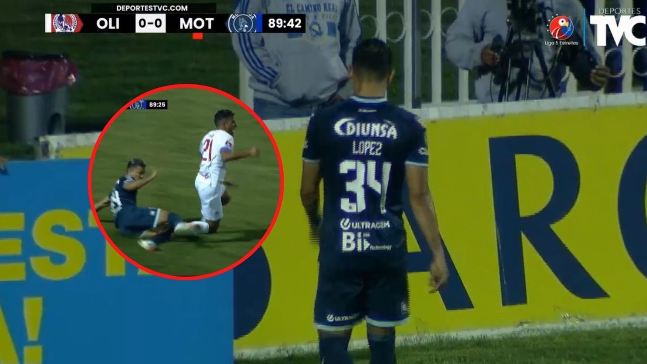 Motagua terminó desarmado contra Olimpia, Diego Vazquez y Kevin López expulsados en cuestión de minutos