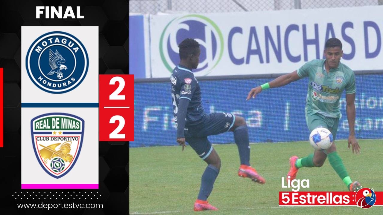 ¡Punto de resurrección! Real de Minas le arranque el triunfo a Motagua en los últimos segundos del partido