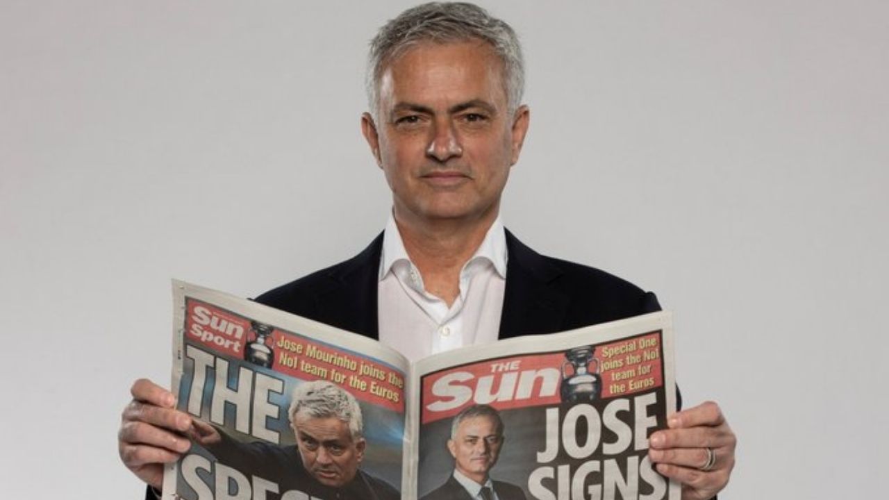 José Mourinho, pasa de entrenar al Tottenham a redactar en un periódico