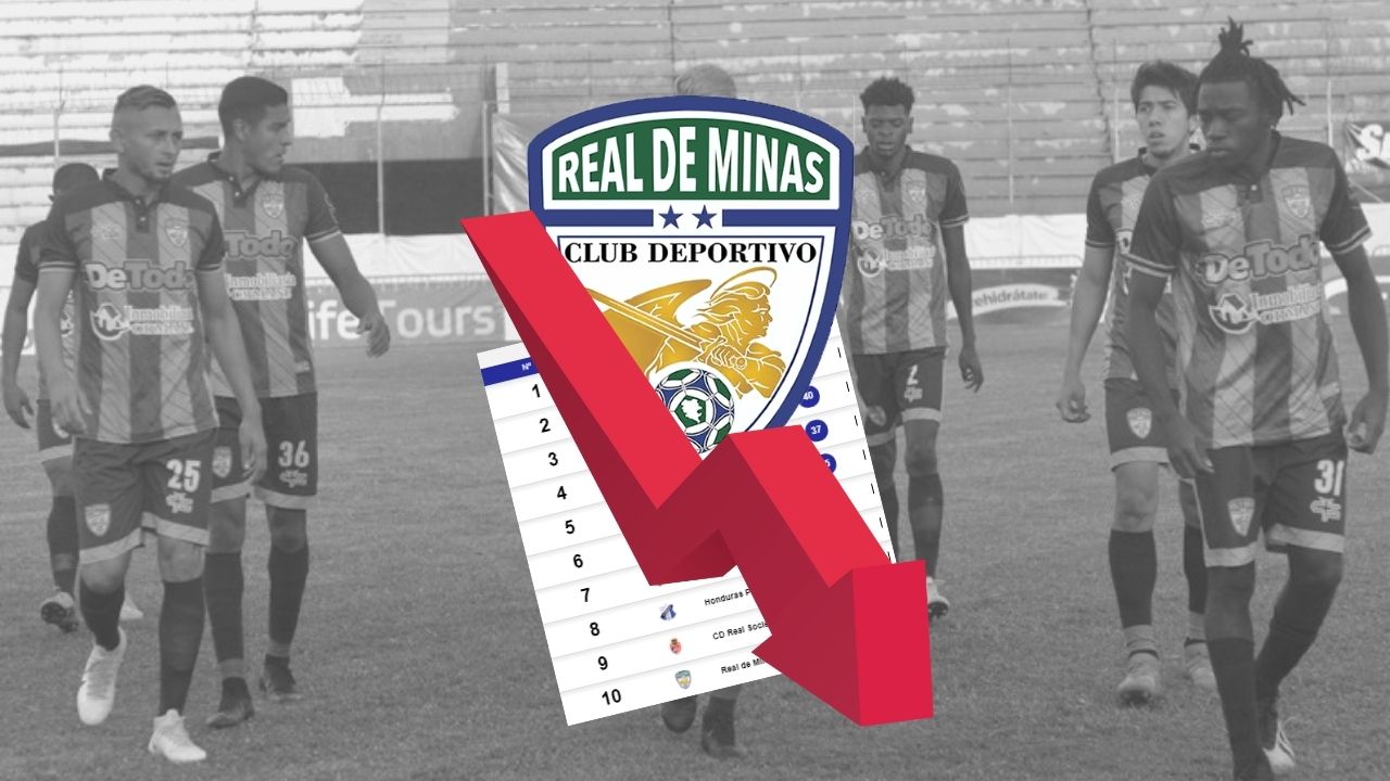Los números que condenaron al Real de Minas a segunda división