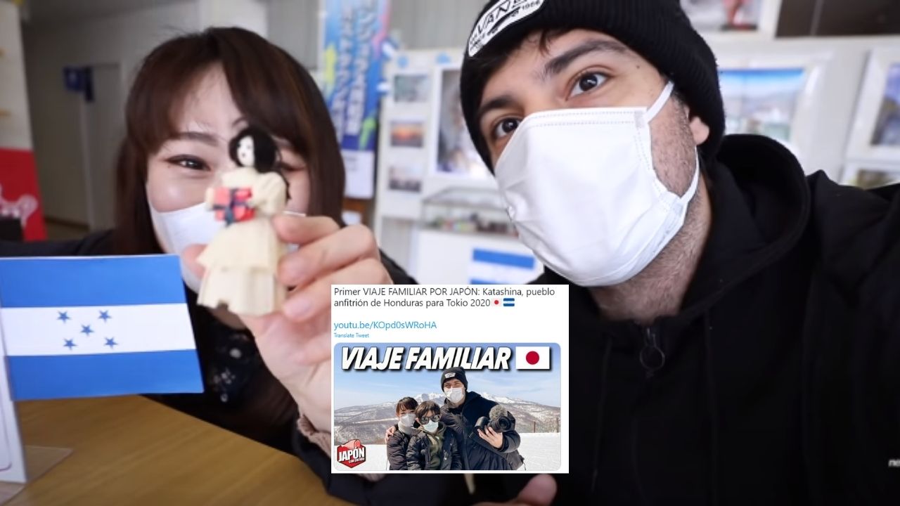 Pareja de Youtubers visitan Katashina, la sede de la delegación olímpica de Honduras y se enamoran de la cultura catracha