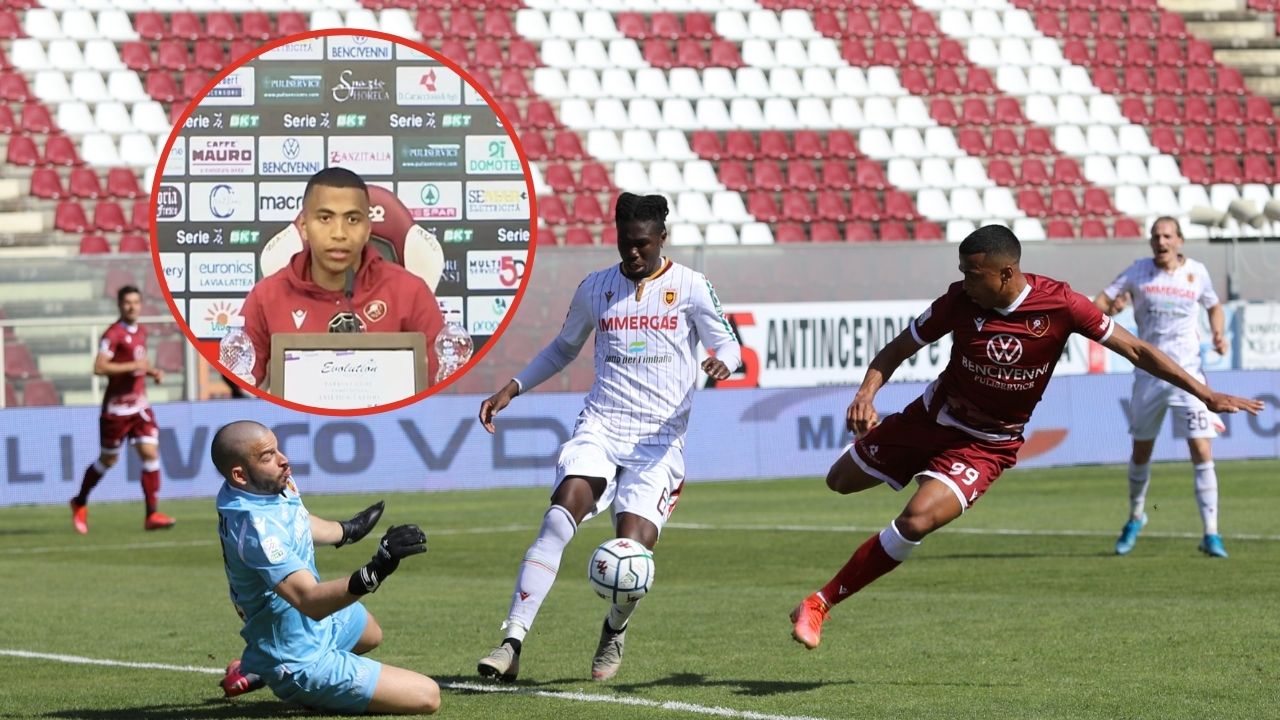 Rigo Rivas, tras marcar con la Reggina, asegura que ha mejorado su nivel