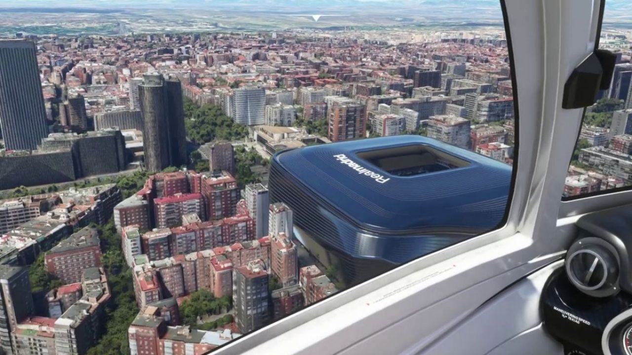 Imponente: Así luce el nuevo Santiago Bernabéu desde una vista aérea