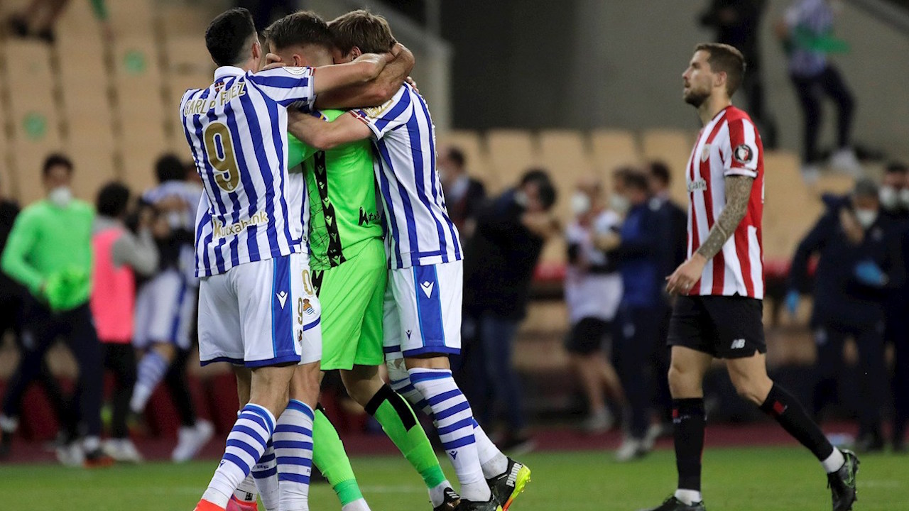 La Real Sociedad vence al Athletic y se corona campeona de la Copa del Rey
