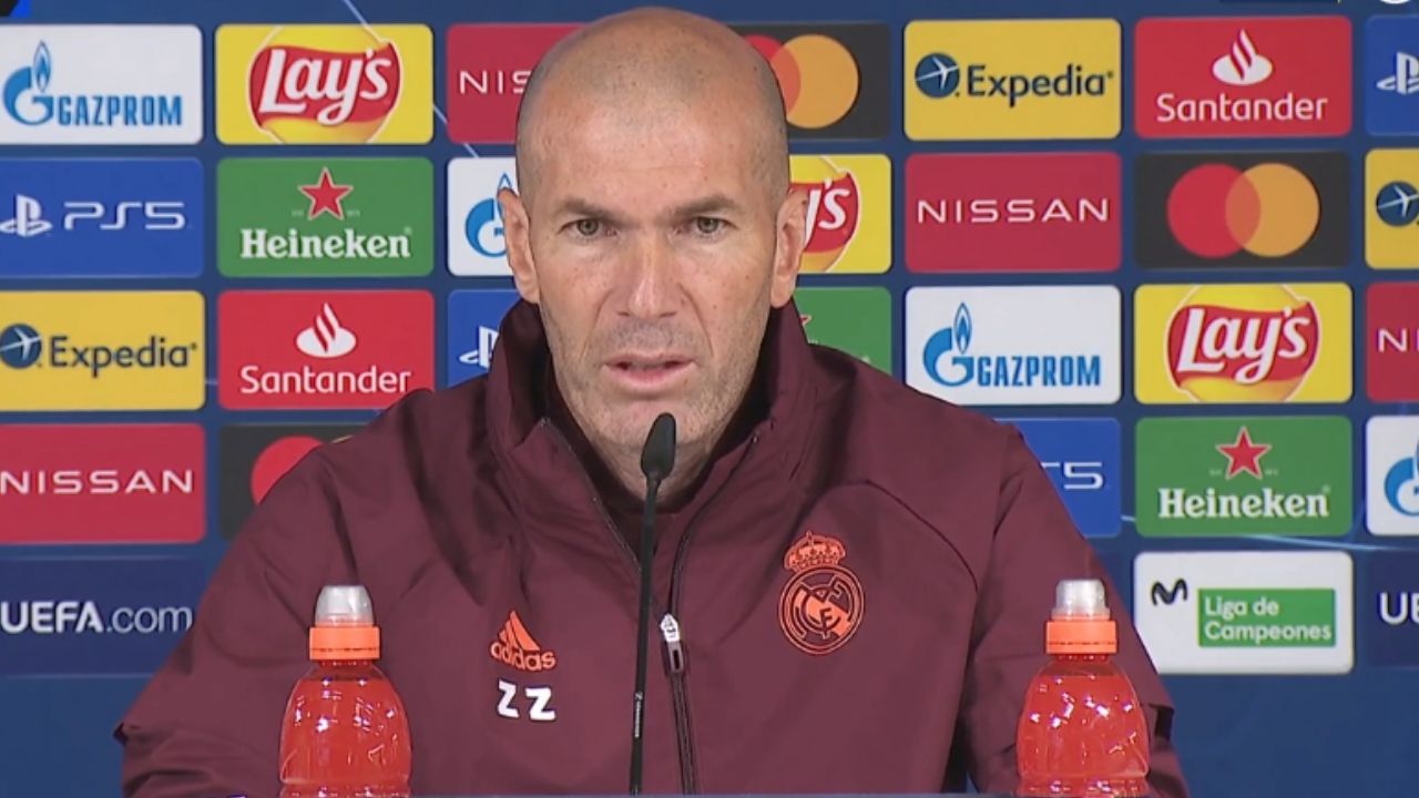 Zinedine Zidane: 'Como pensemos en lo de fuera será muy jodido'