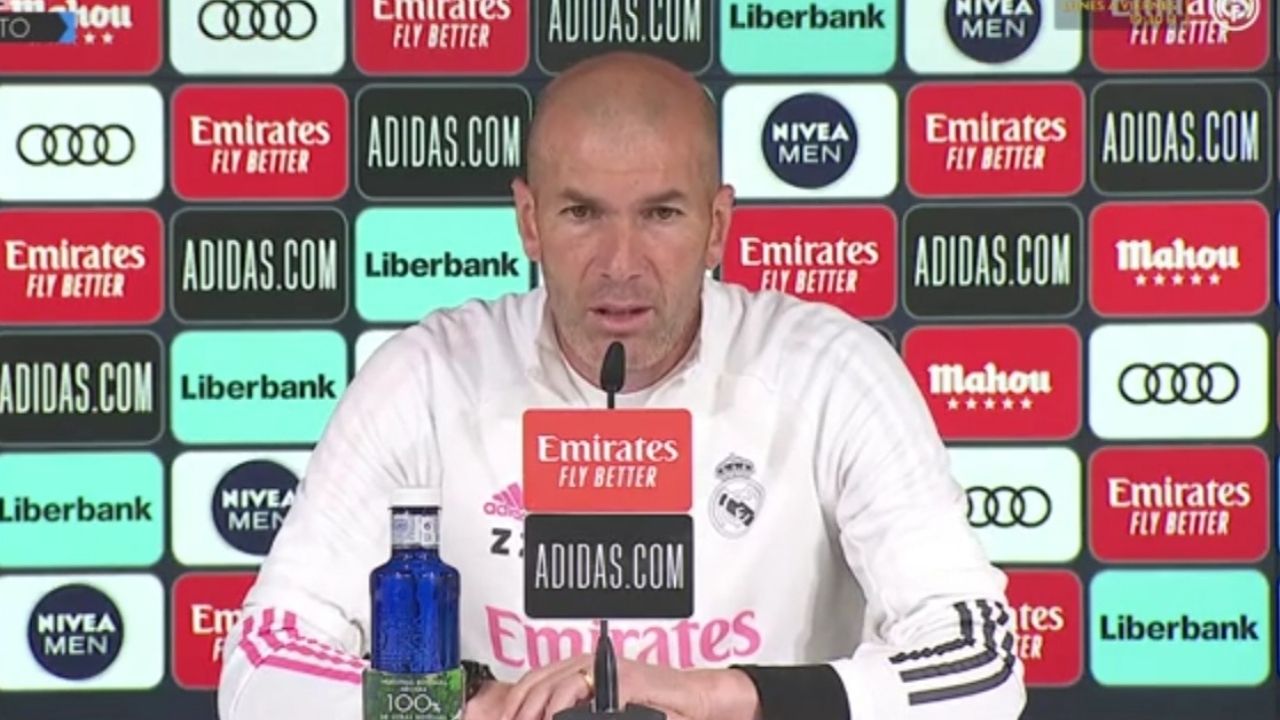 Zinedine Zidane sobre el Clásico: Pase lo que pase hasta el final sabremos quién gana la Liga
