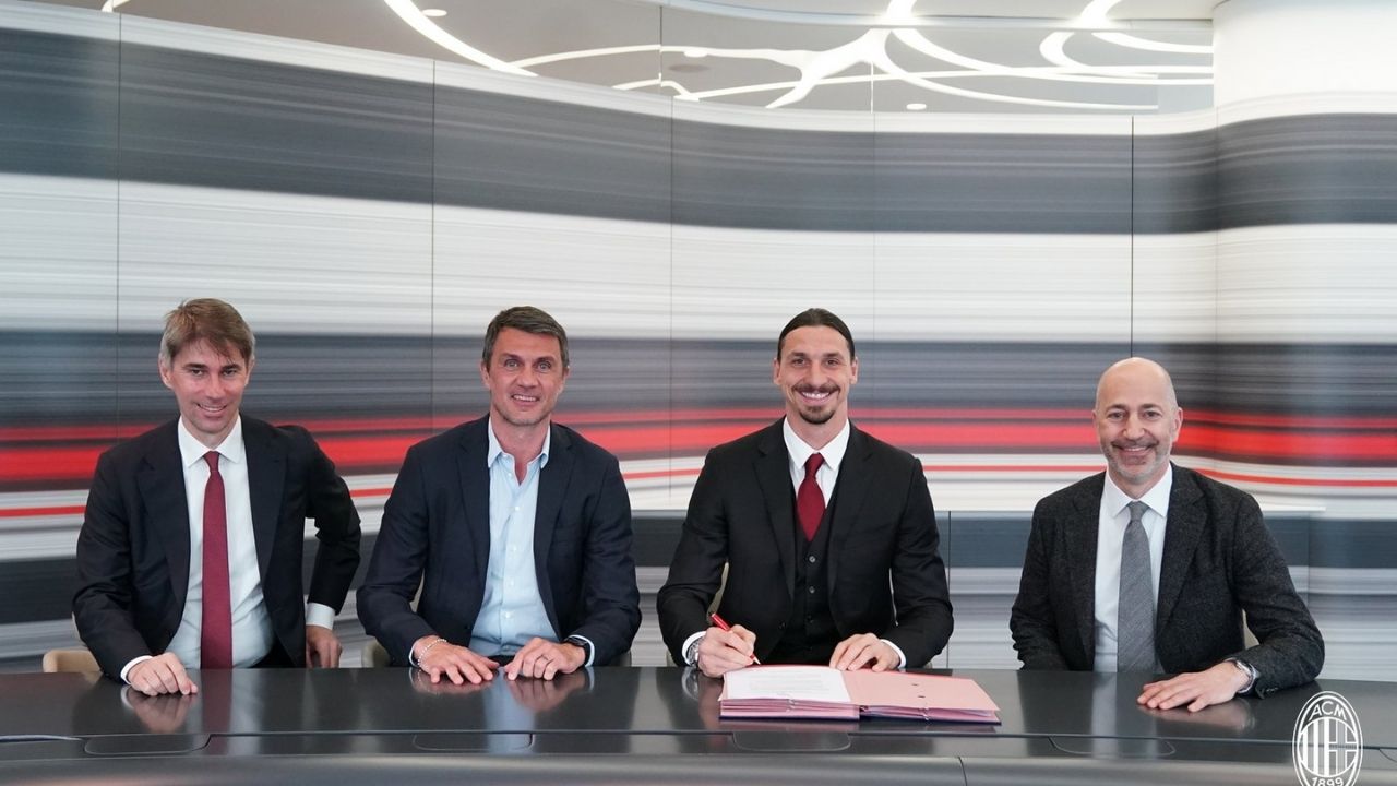 Zlatan Ibrahimovic renueva con AC Milan y forma parte del club de los 40 en la élite