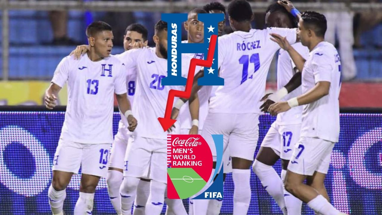 Honduras desciende varios puestos en el Ranking FIFA