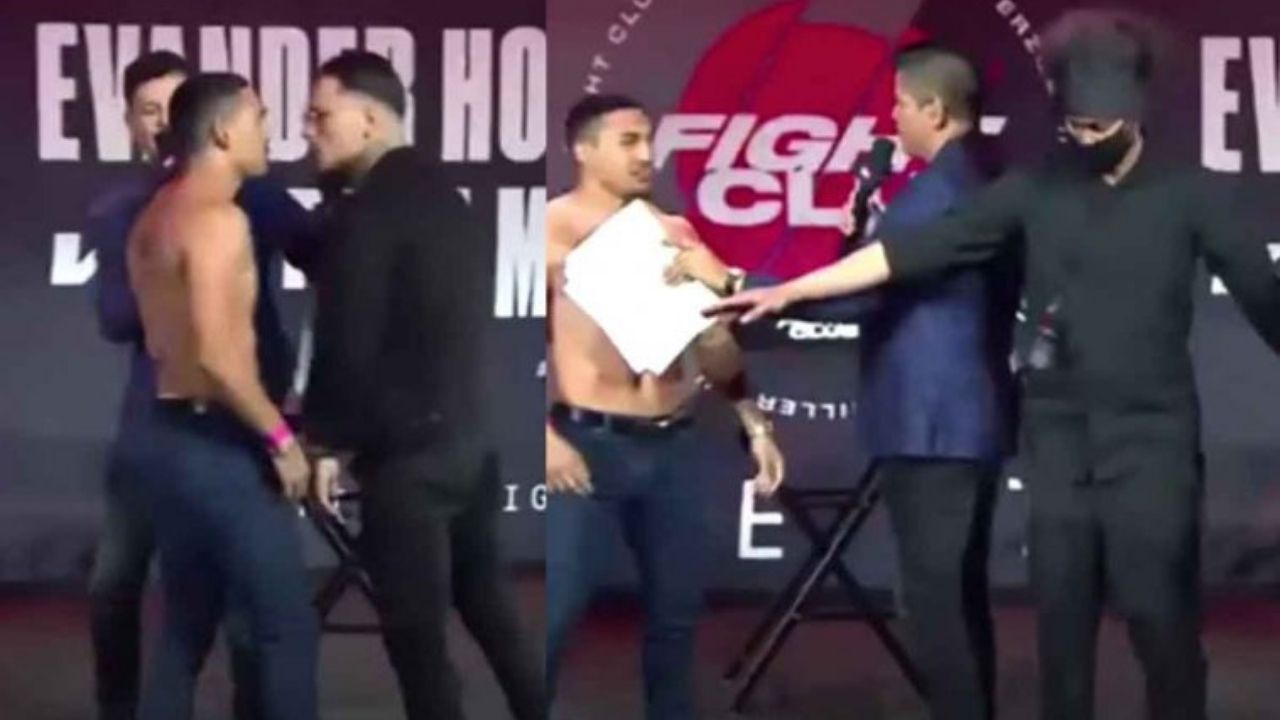¡Se calentó! Teófimo López y Kambosos casi se van a los golpes en conferencia de prensa