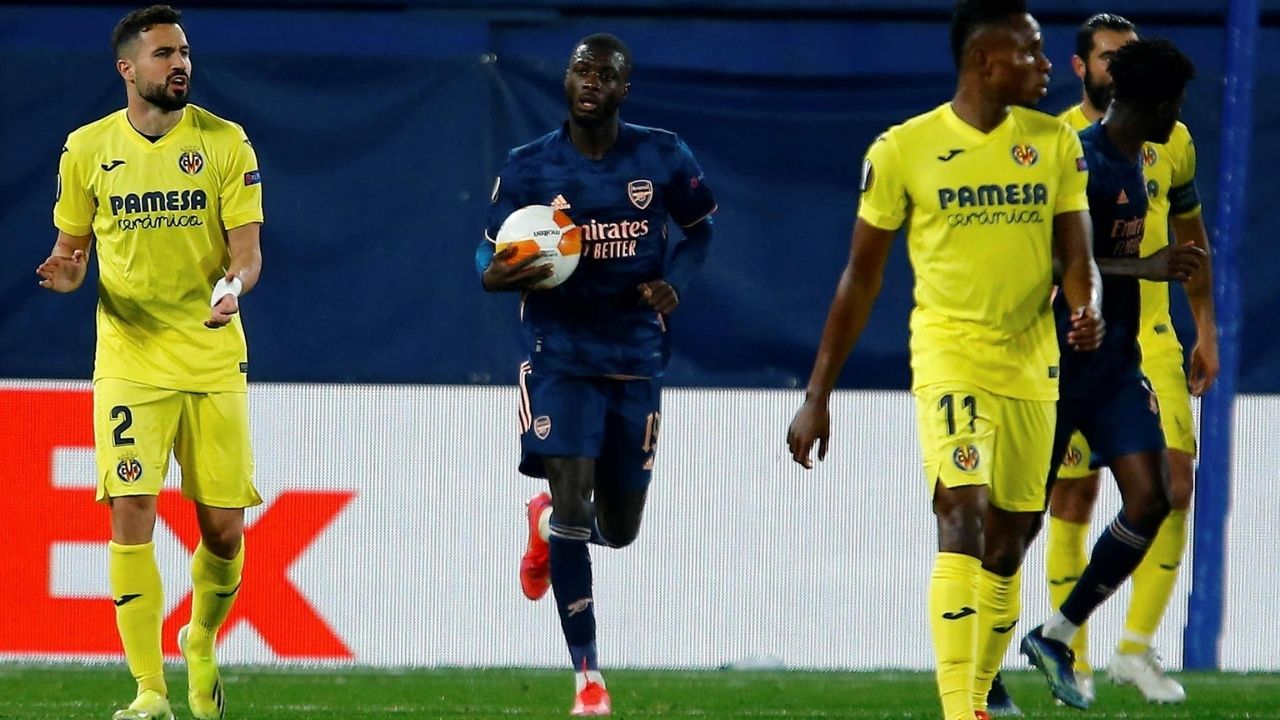 Villarreal pegó primero pero deja con vida al Arsenal para la vuelta en Londres
