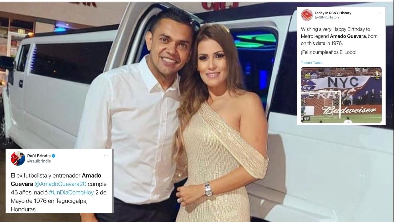 Amado Guevara cumple años y así fue felicitado por su esposa, excompañeros y seguidores azules