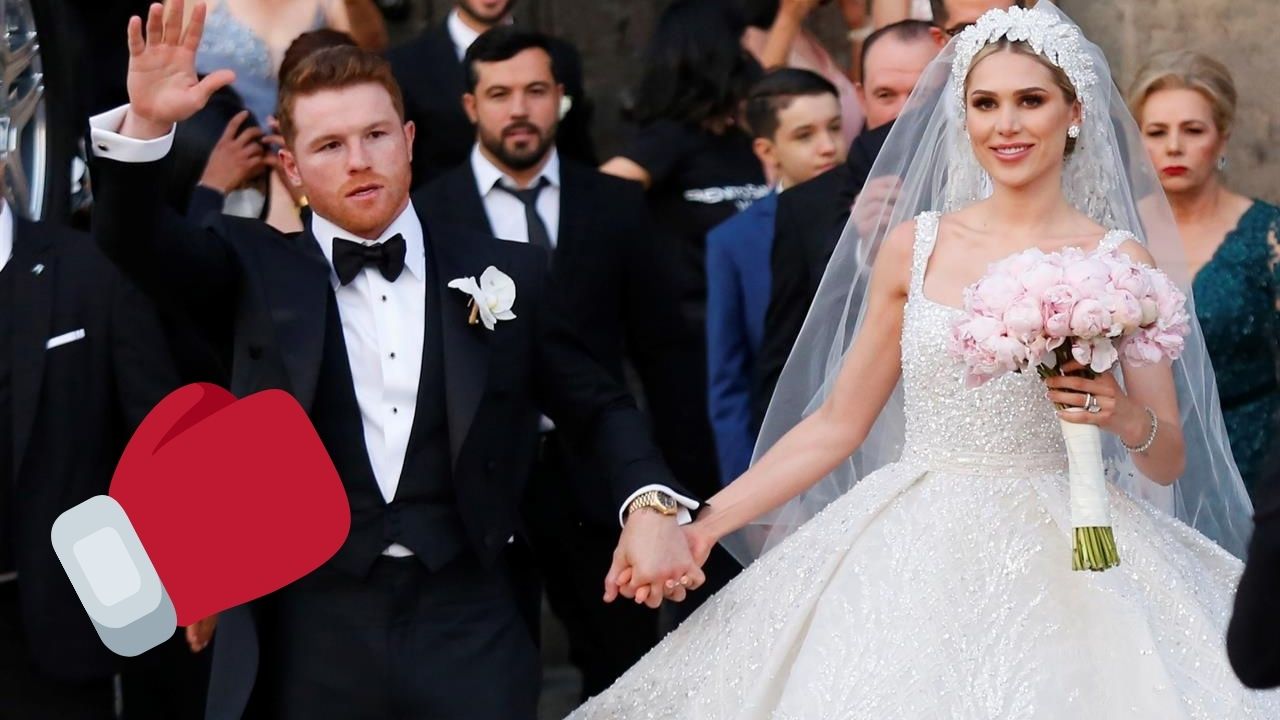 El boxeador Canelo Álvarez contrajo matrimonio en México ante la presencia de grandes personalidades