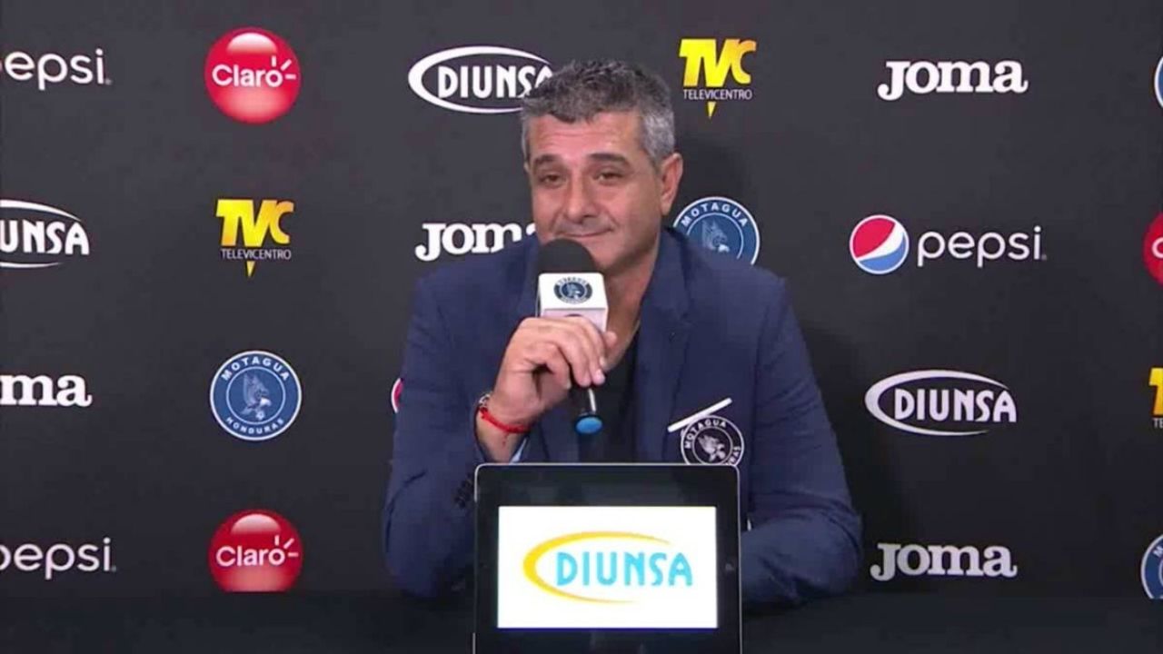 Diego Vazquez envía contundente mensaje al árbitro de la final entre Motagua y Olimpia