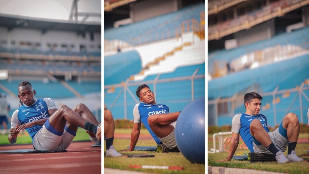 Entrenamiento de Honduras.