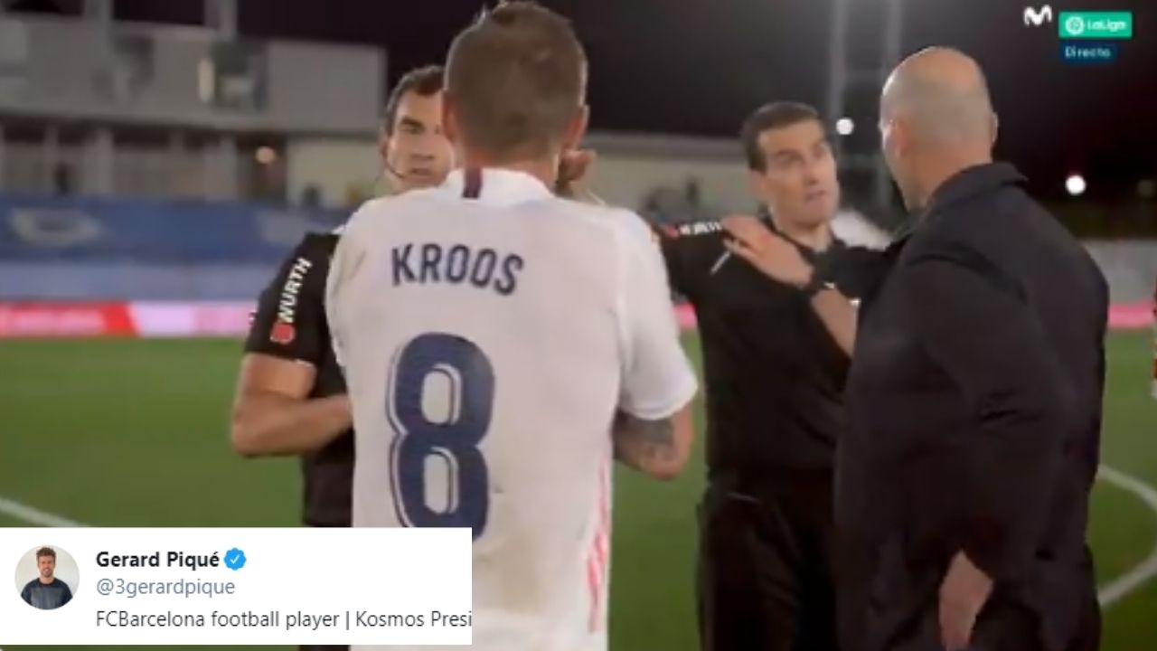 Piqué reaparece en redes para criticar al Real Madrid y Zidane