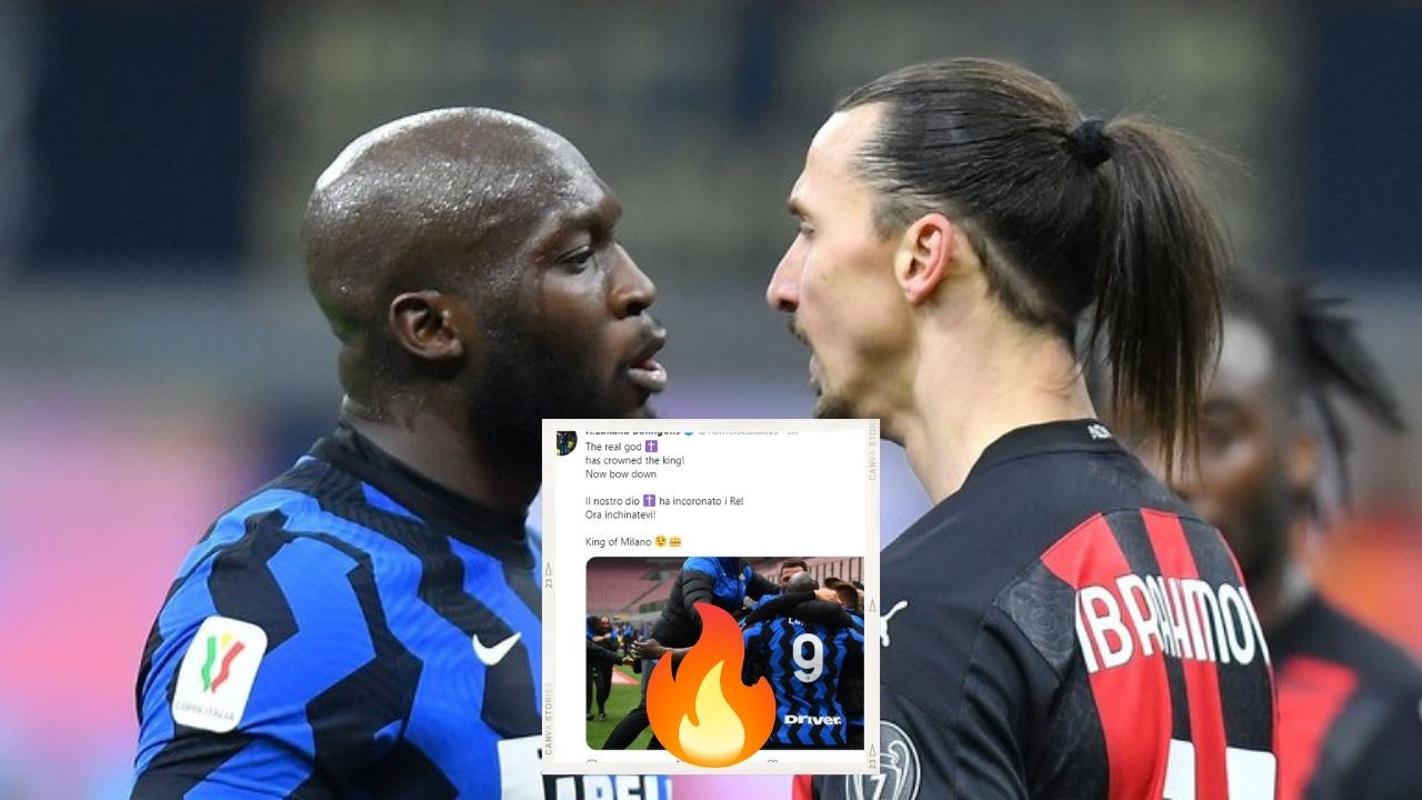 El mensaje de Romelu Lukaku a Zlatan Ibrahimovic tras ganar la Serie A