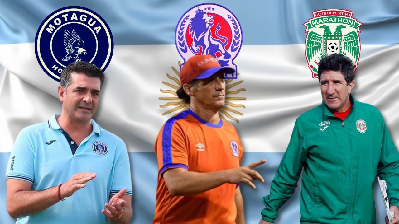 Entrenadores argentinos dominan en la Liga Nacional de Honduras