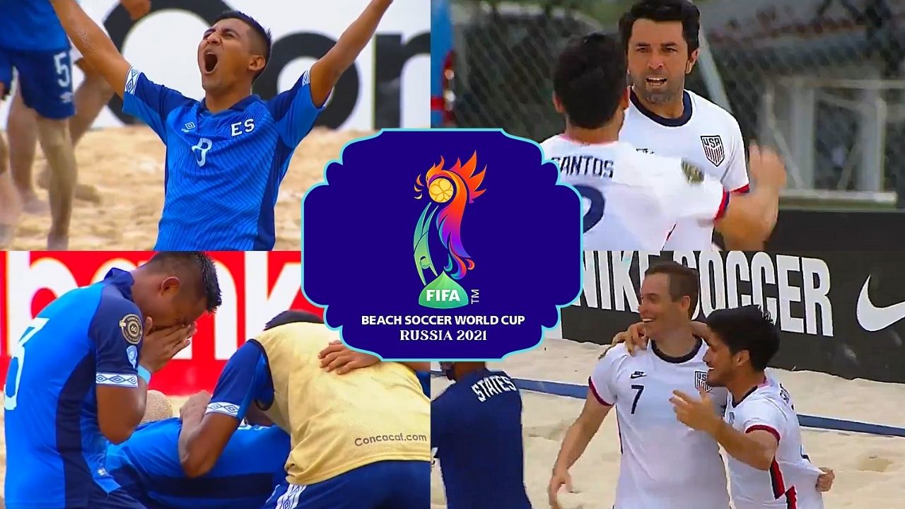 El Salvador y Estados Unidos clasifican al Mundial de Futbol Playa de Rusia 2021
