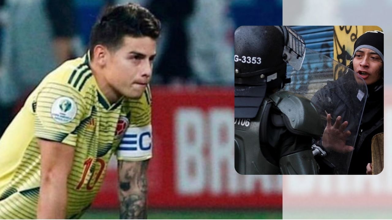 James Rodríguez sobre la situación en Colombia: 'Nos estamos matando'