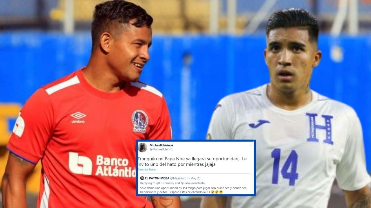Michaell Chirinos pide calma al Patón Mejía sobre su convocatoria a la Selección de Honduras