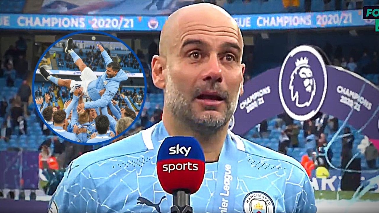 Pep Guardiola llora partida del Kun Agüero: No podemos remplazarte