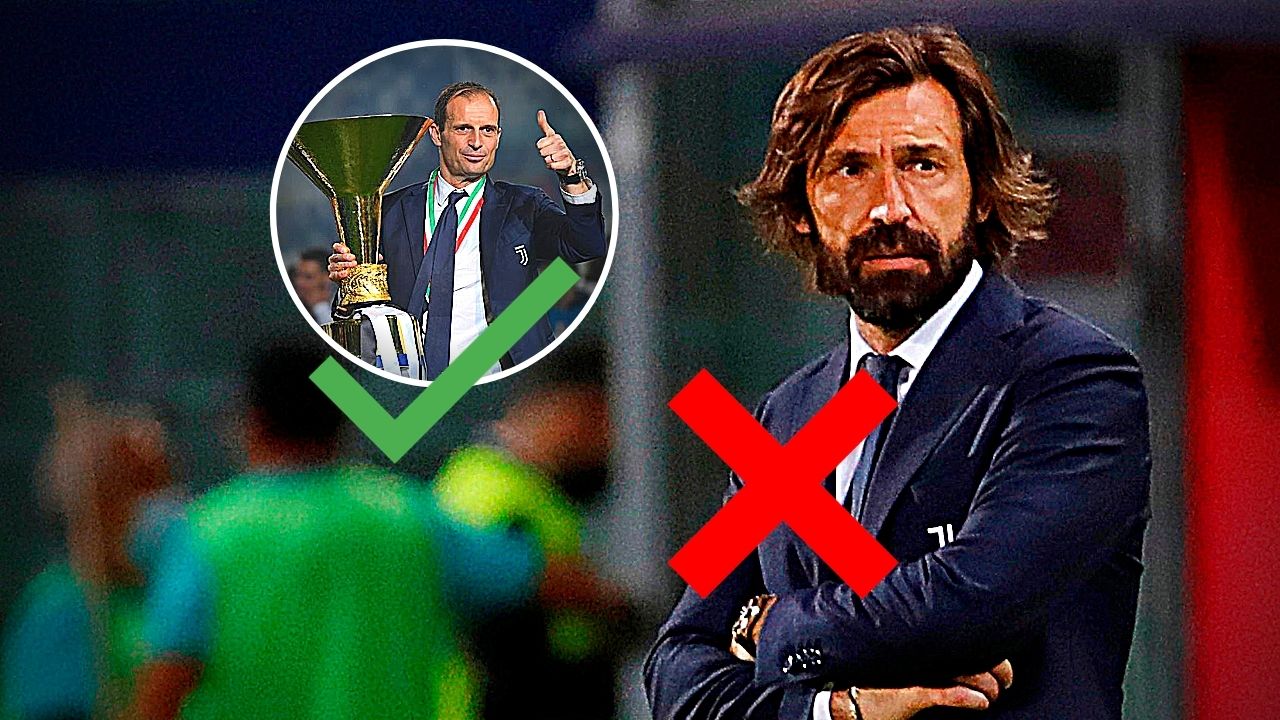 Juventus despedirá a Andrea Pirlo y ya tiene a su reemplazo