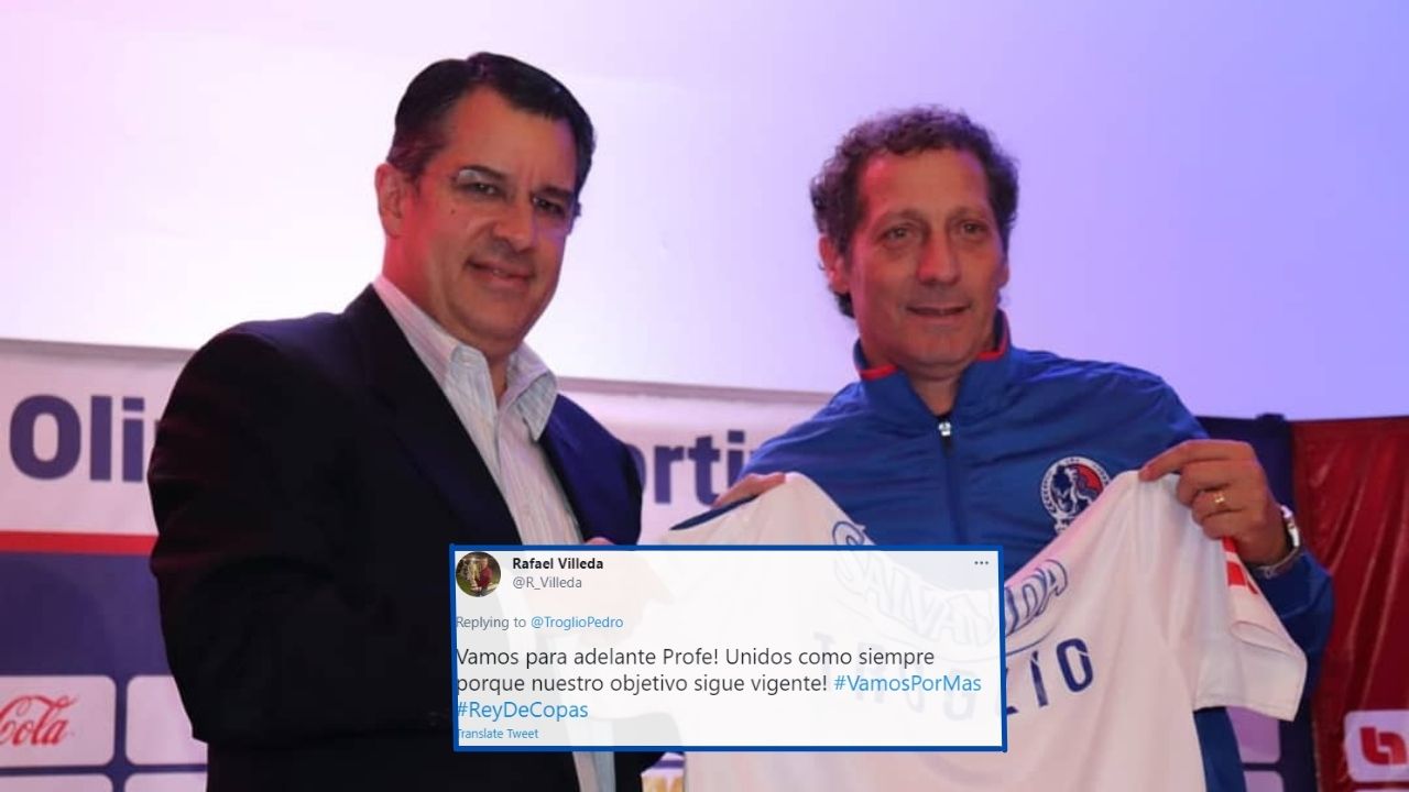 Presidente del Olimpia manda contundente mensaje de apoyo a Pedro Troglio