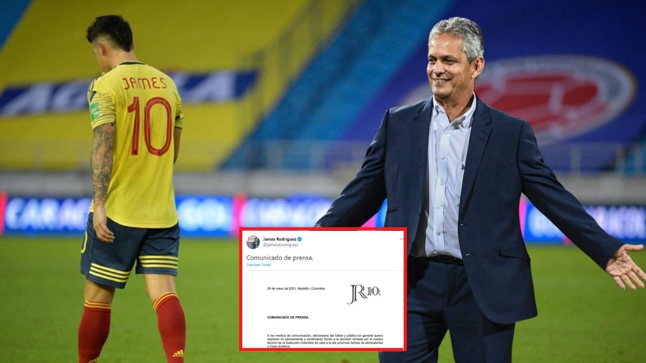 James Rodríguez arremete contra Reinaldo Rueda por excluirlo en Colombia