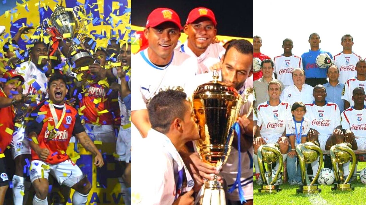 Los tres tricampeonatos de Olimpia en su historia