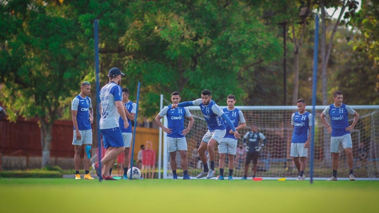 Así fue el último entrenamiento de Honduras antes de partir rumbo a Denver