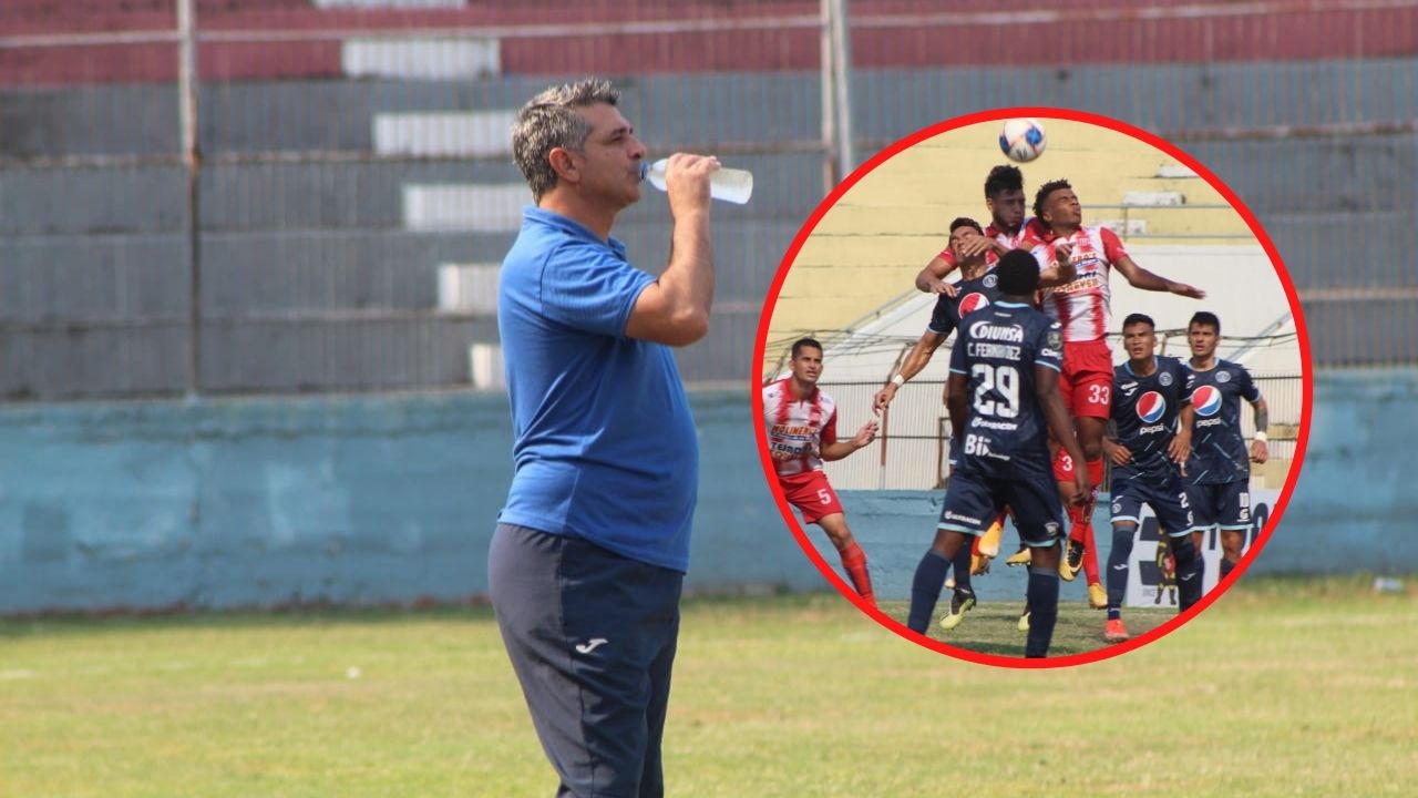 Diego Vázquez reprocha del clima de La Ceiba y habló del penal no pitado al Motagua