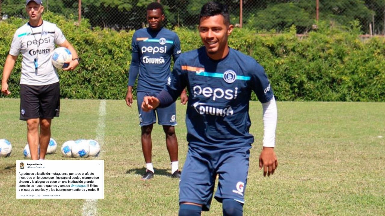 Bayron Méndez se despide de Motagua con especial mensaje a sus aficionados