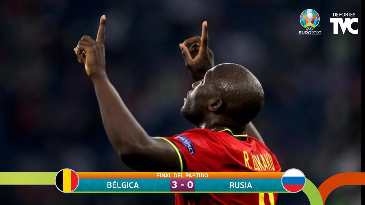 Eurocopa 2020: Bélgica se amparó en Lukaku y goleó a Rusia mostrando su poderío