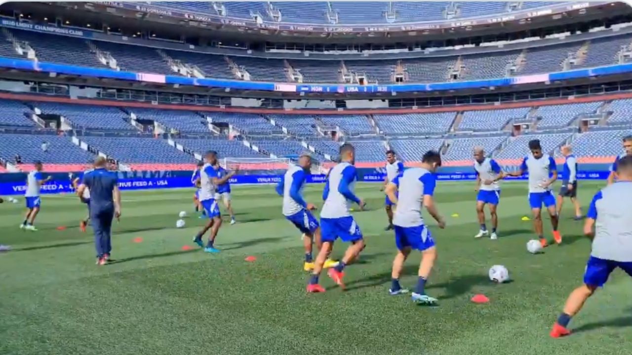 Honduras conoció la cancha del Empower Field pensando en minimizar a Estados Unidos