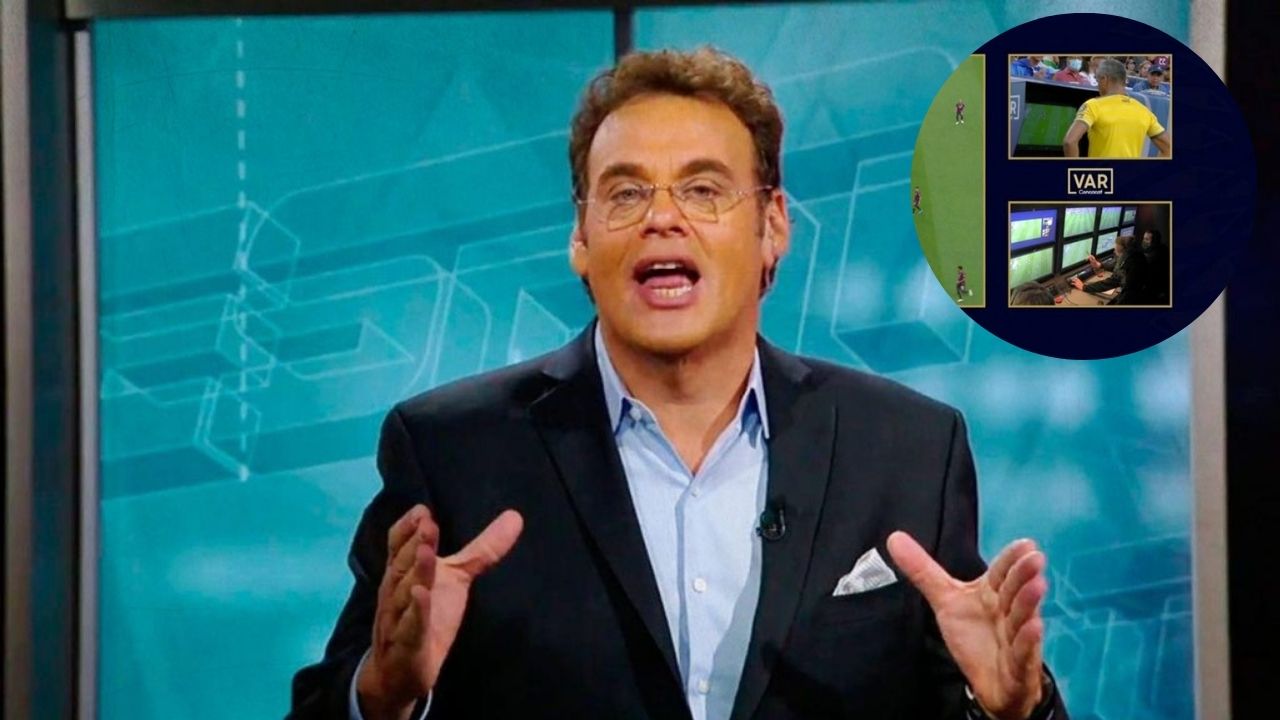 David Faitelson reprocha actitud de aficionados mexicanos y arremete contra el arbitraje de Concacaf